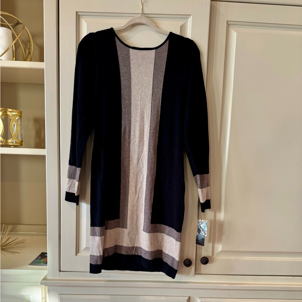 NWT long-sleeve dress with scoop neck